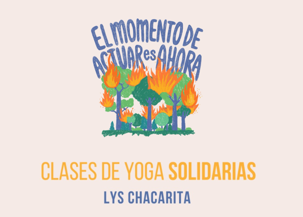 Clase de yoga solidaria en Lulea